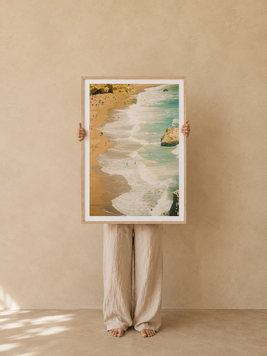 Portugal Fine Art Print - Lagos Summer Crowds | Analog Film Photography | Algarve Wall Art
