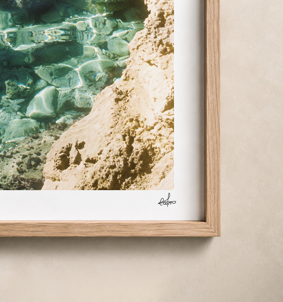 Mallorca Fine Art Print - Turquoise Rocks | Analog Film Photography | Balearic Wall Art