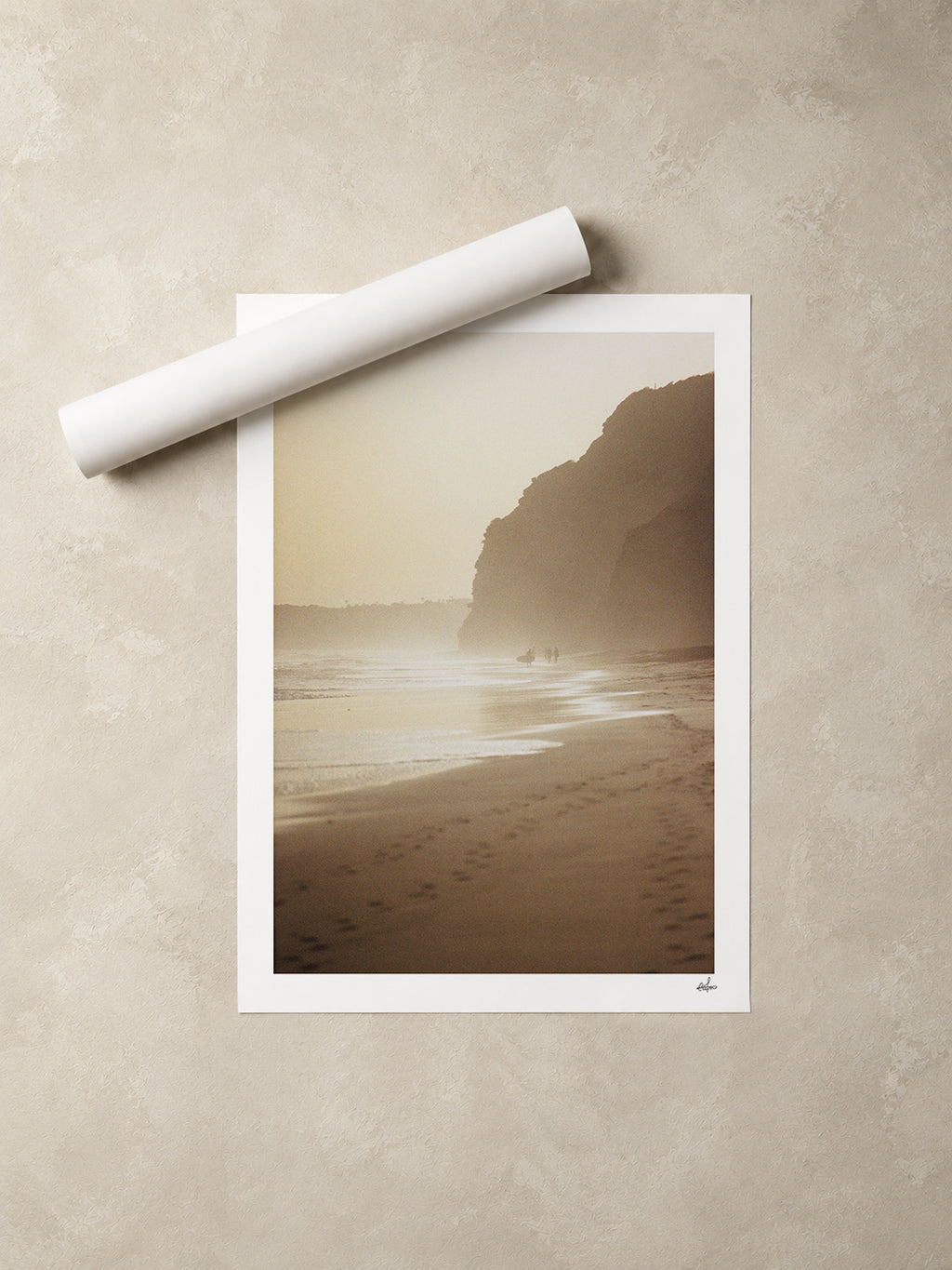 Portugal Fine Art Print - Lagos Morning Mist | Analog Film Photography | Algarve Wall Art