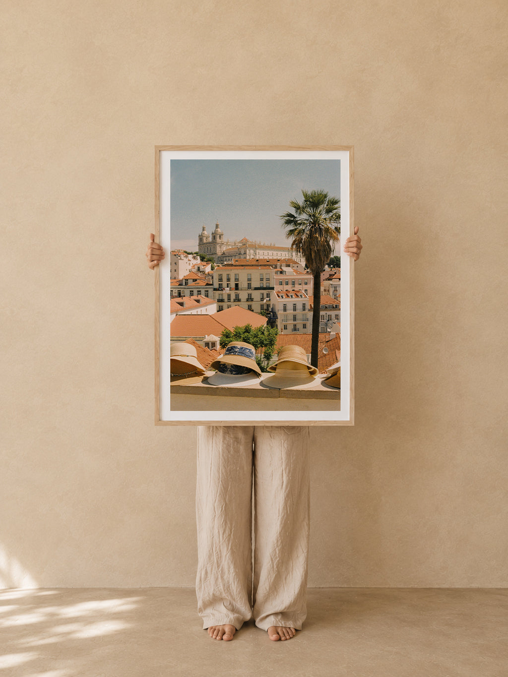 Portugal Fine Art Print - Lisboa Alfama Hats | Analog Film Photography | Lisbon Wall Art