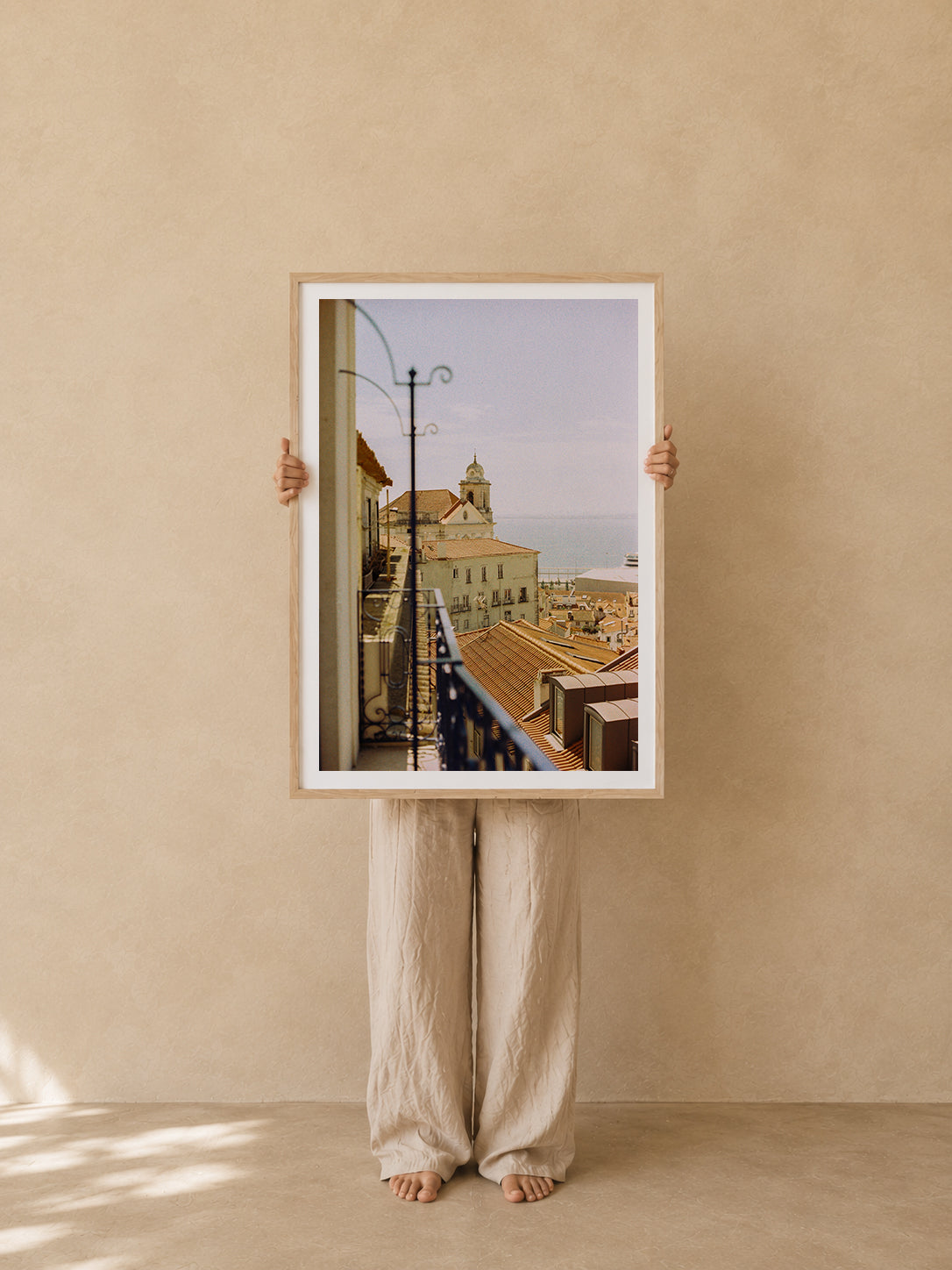 Portugal Fine Art Print - Lisboa Rooftops | Analog Film Photography | Lisbon Wall Art