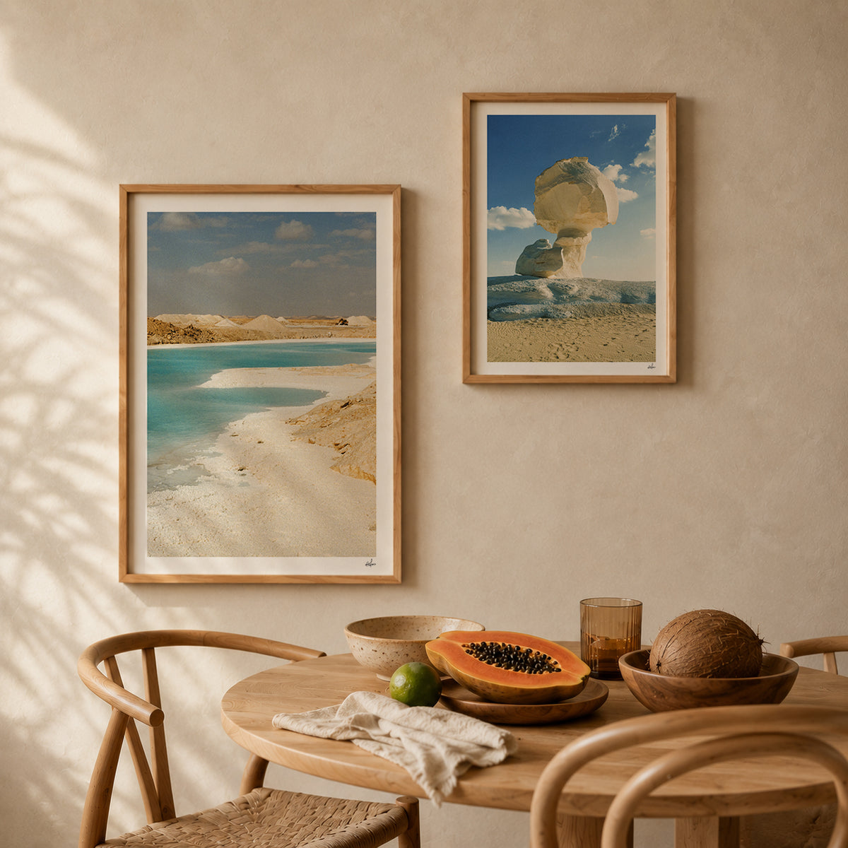 Egypt Travel Fine Art Print — Salt Lake | Analog Film Photography | Egypt Desert Wall Art