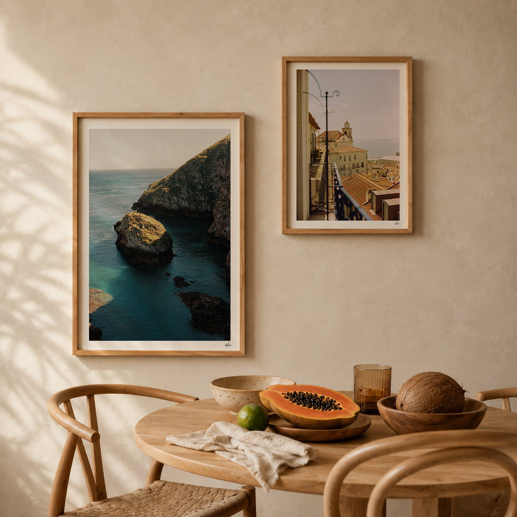 Portugal Fine Art Print - Lisboa Rooftops | Analog Film Photography | Lisbon Wall Art