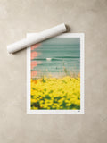 Portugal Fine Art Print - Peniche Wildflowers | Analog Film Photography | Silver Coast Wall Art