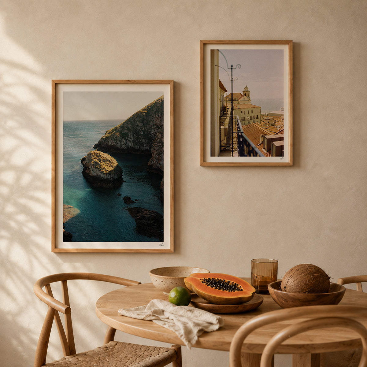Portugal Fine Art Print - Ilha da Berlenga Sunlit Rock | Analog Film Photography | Silver Coast Wall Art