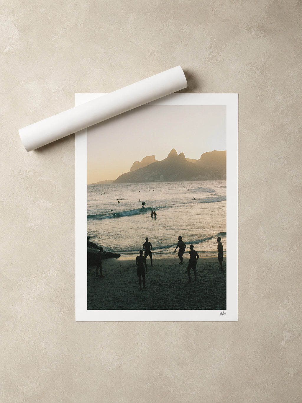 Brazil Fine Art Print - Ipanema Blue Hour | Colour Analog Film Photography | Rio de Janeiro Wall Art