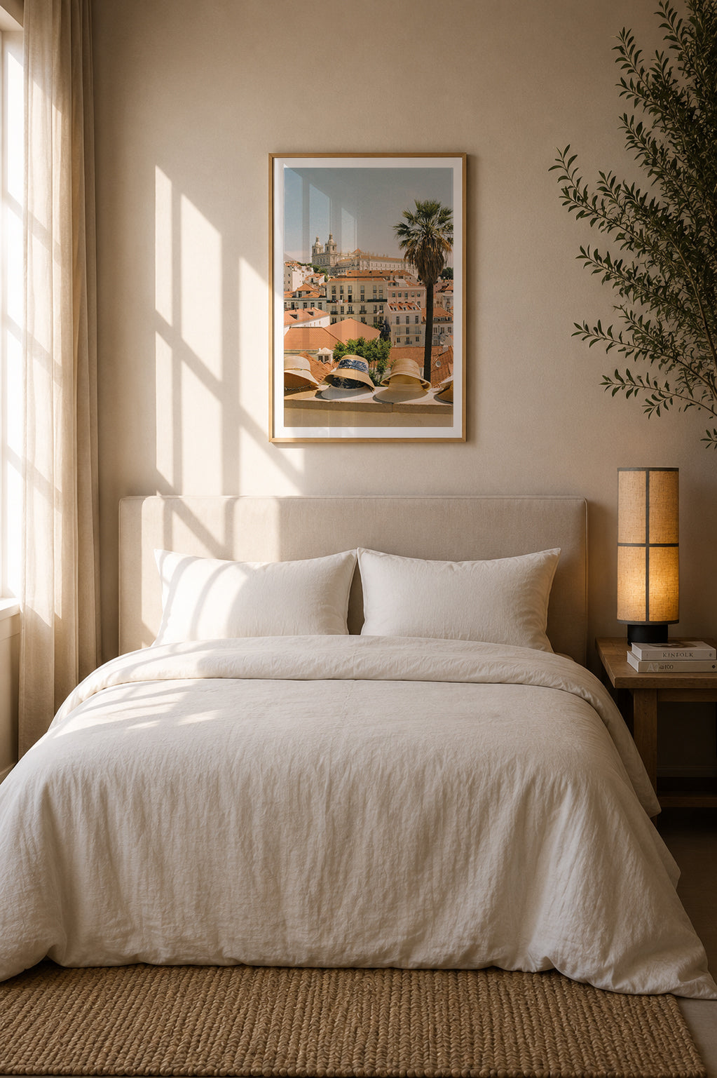 Portugal Fine Art Print - Lisboa Alfama Hats | Analog Film Photography | Lisbon Wall Art