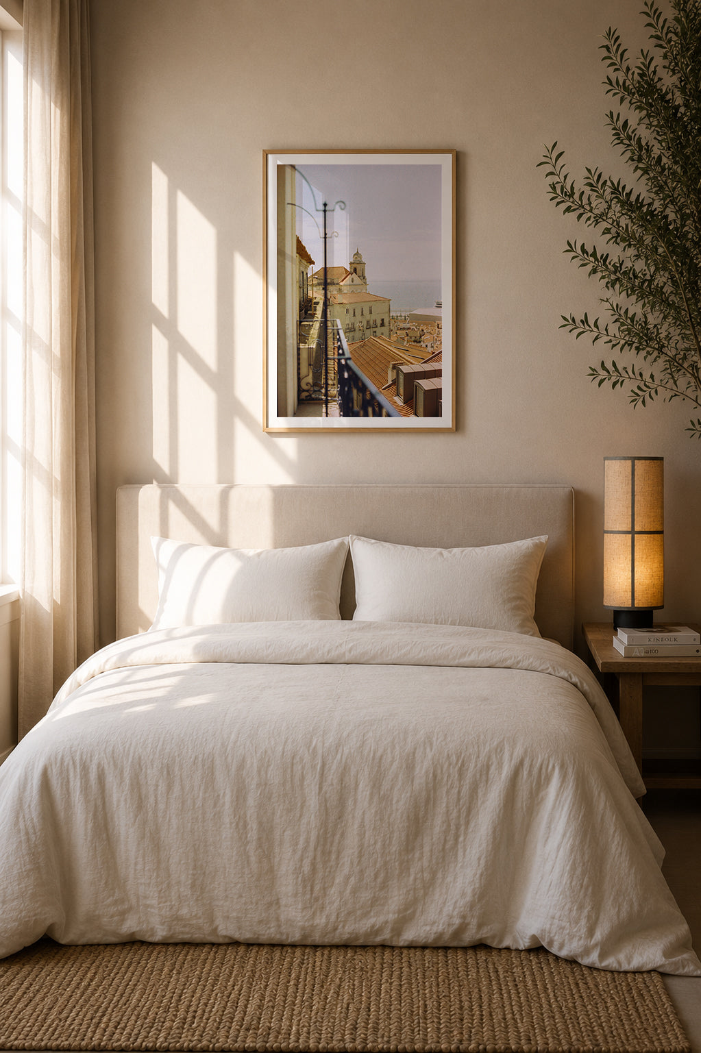Portugal Fine Art Print - Lisboa Rooftops | Analog Film Photography | Lisbon Wall Art