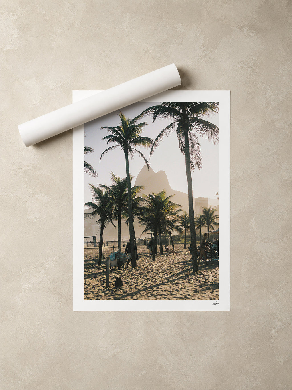 Brazil Fine Art Print - Rio de Janeiro Ipanema Sunset | Analog Film Photography | Tropical Wall Art