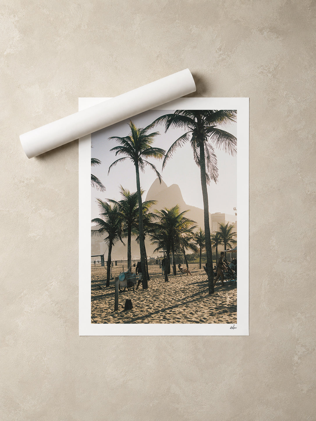 Brazil Fine Art Print - Rio de Janeiro Ipanema Sunset | Analog Film Photography | Tropical Wall Art
