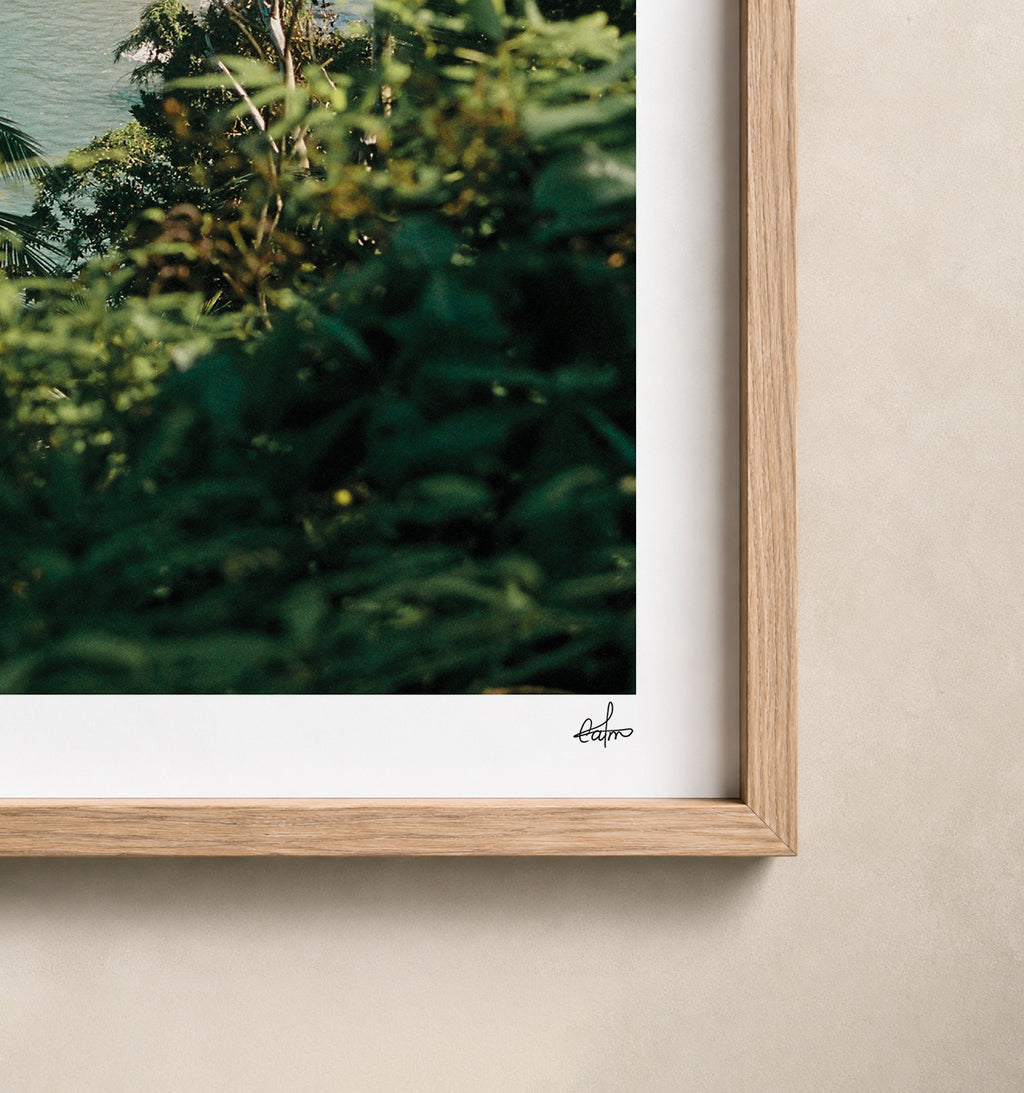 Brazil Fine Art Print - Ubatuba Hidden Beach | Analog Film Photography | Tropical Wall Art