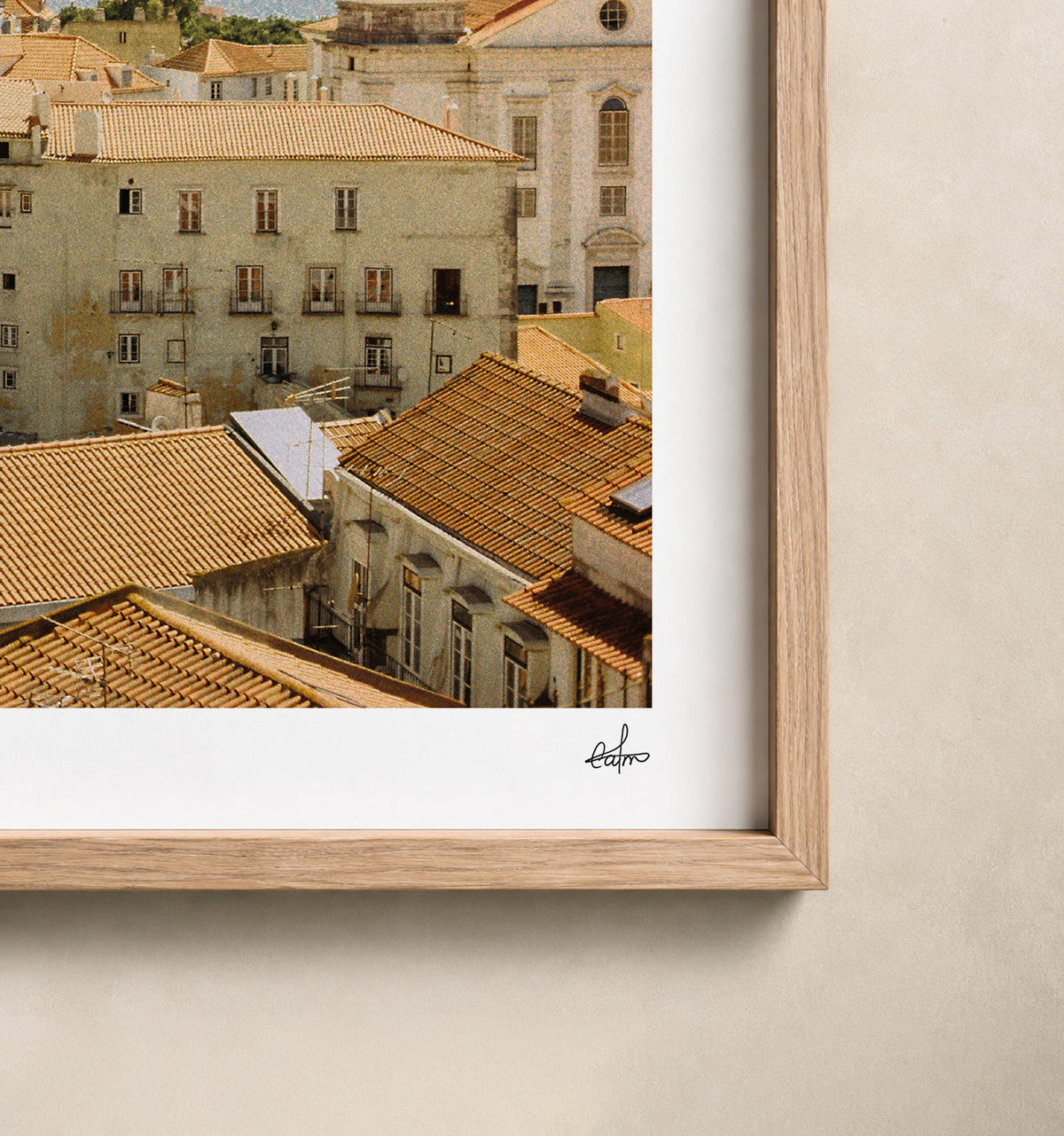 Portugal Fine Art Print - Lisboa Skyline | Analog Film Photography | Lisbon Wall Art