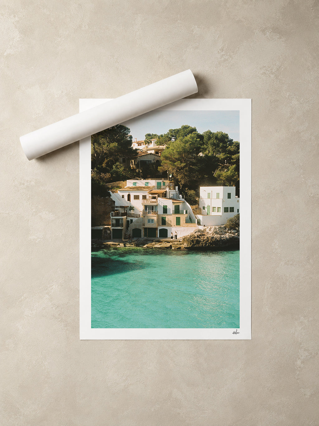 Mallorca Fine Art Print - Cala Santanyí Terraces | Analog Film Photography | Balearic Wall Art
