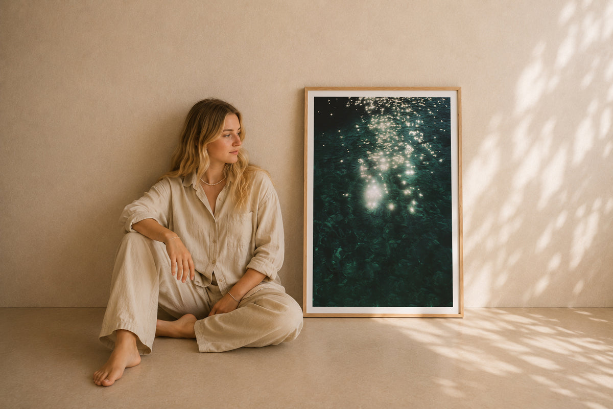 Mallorca Fine Art Print - Sea Sparkle | Analog Film Photography | Balearic Wall Art
