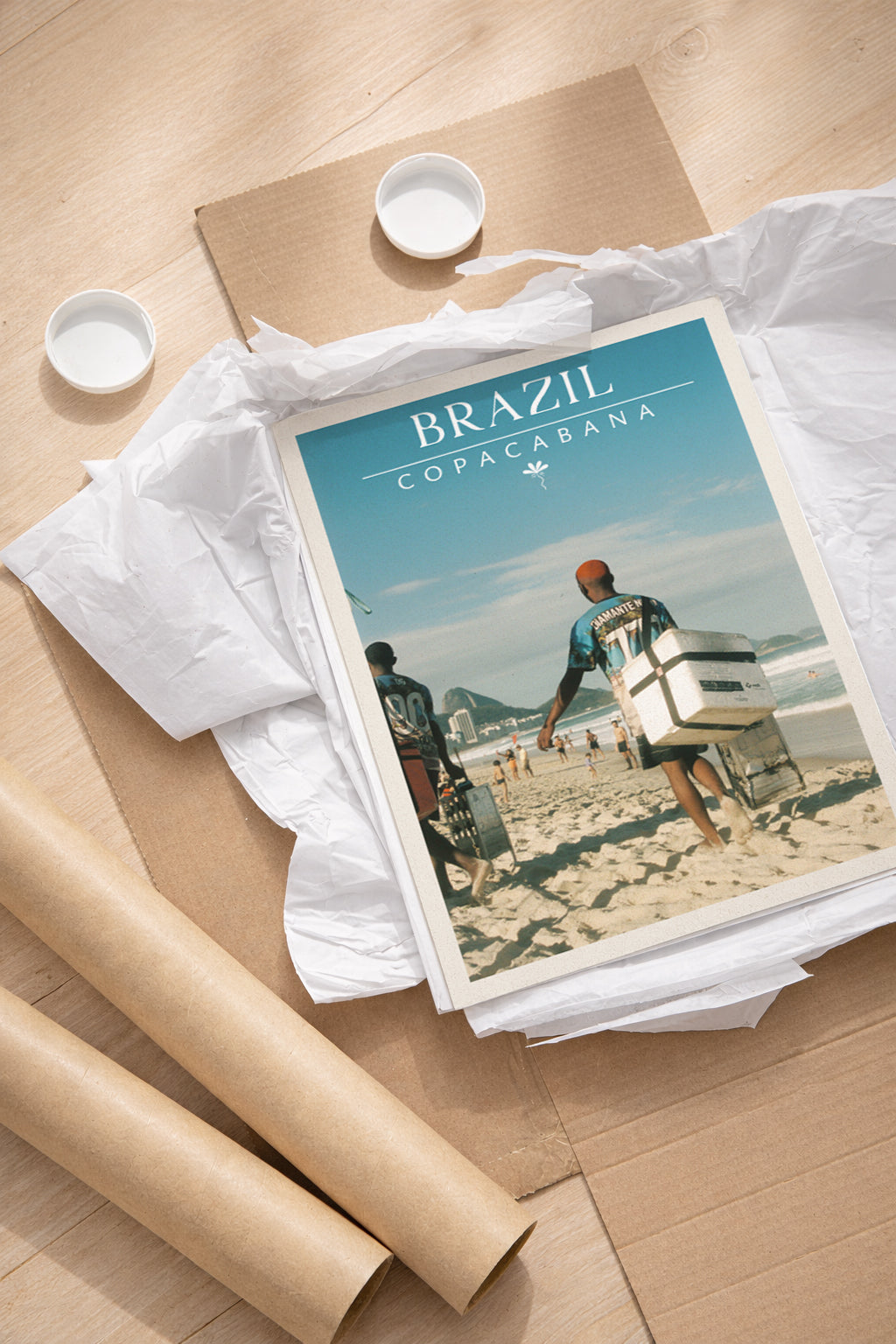Brazil Fine Art Print - Copacabana Street Life | Analog Film Photography Poster | Rio de Janeiro Wall Art