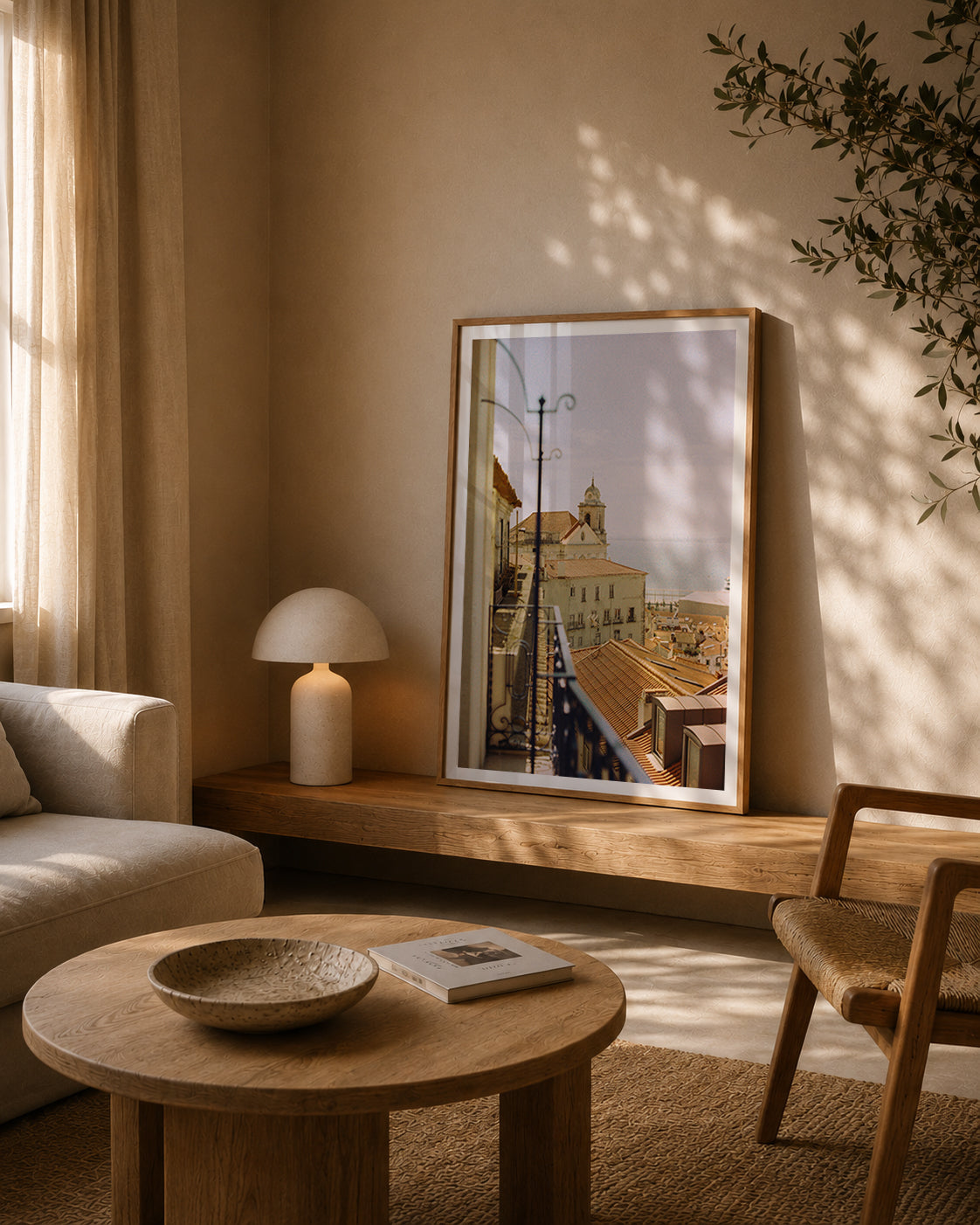 Portugal Fine Art Print - Lisboa Rooftops | Analog Film Photography | Lisbon Wall Art