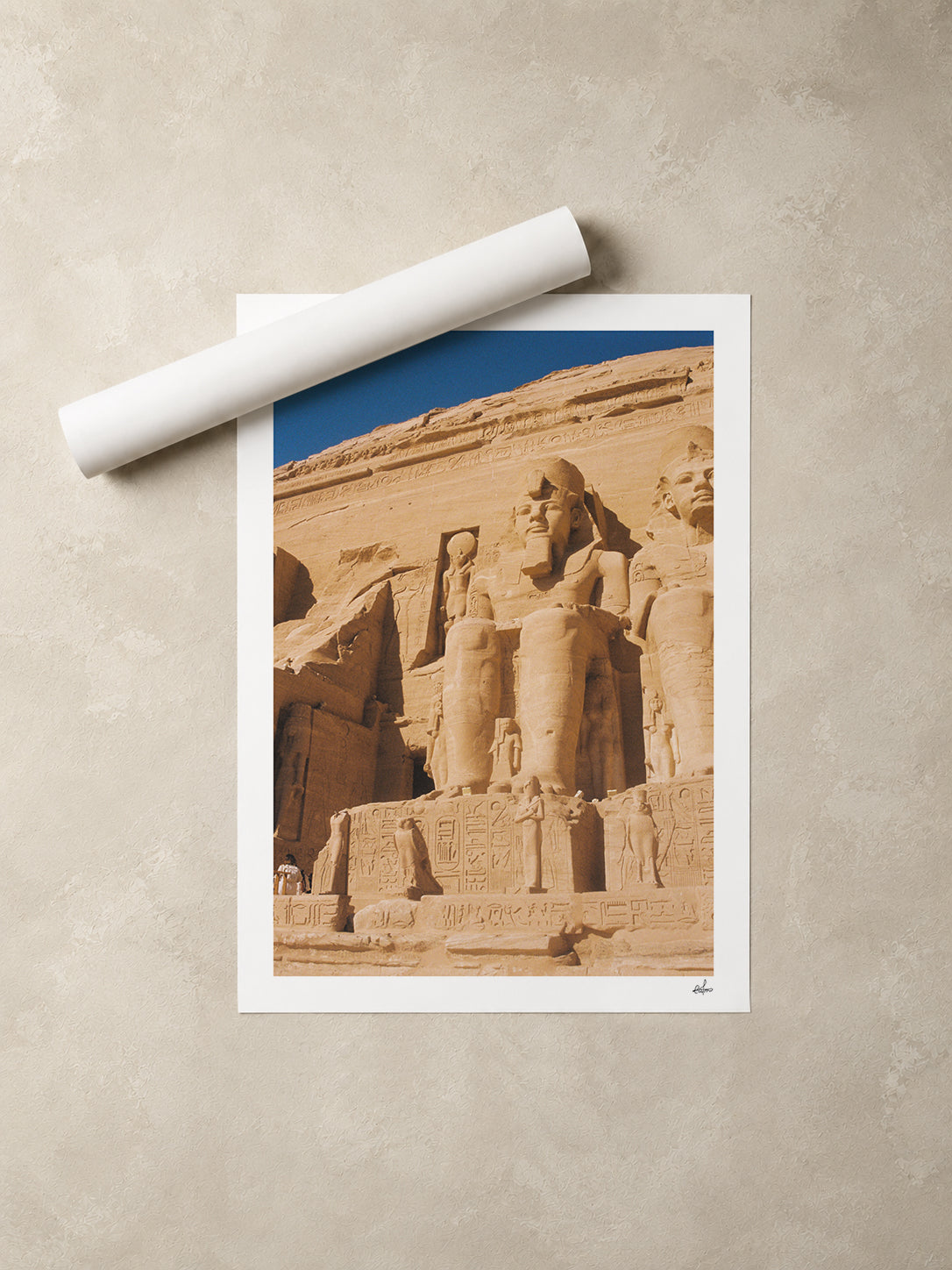 Egypt Travel Fine Art Print — Abu Simbel Temple | Analog Film Photography | Ancient Egypt Wall Art
