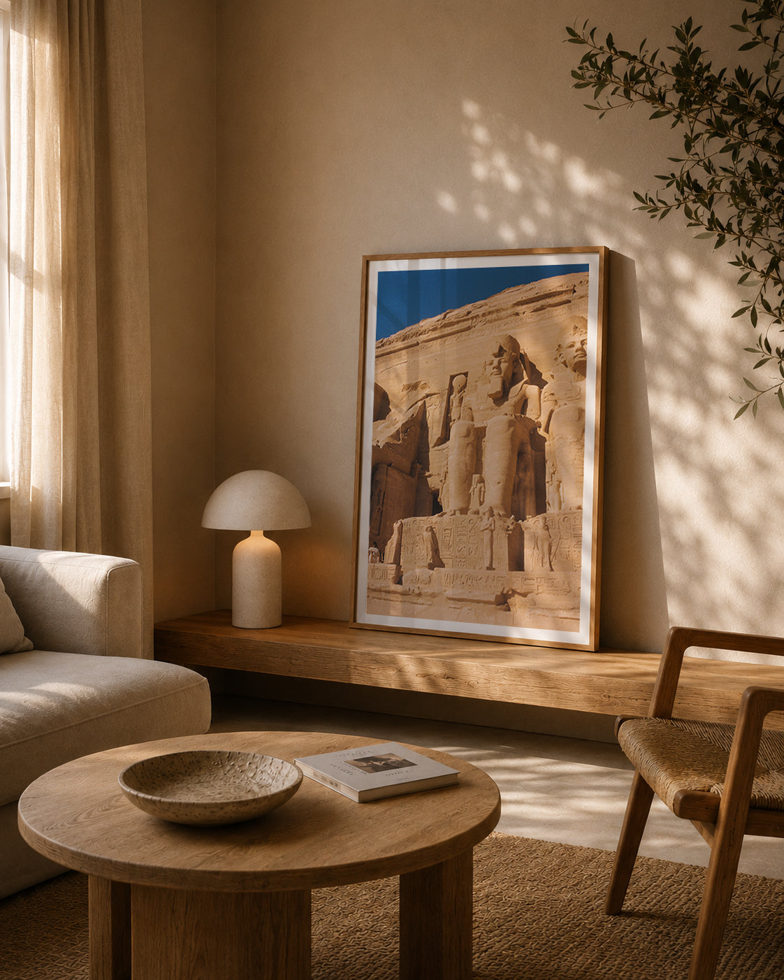 Egypt Travel Fine Art Print — Abu Simbel Temple | Analog Film Photography | Ancient Egypt Wall Art