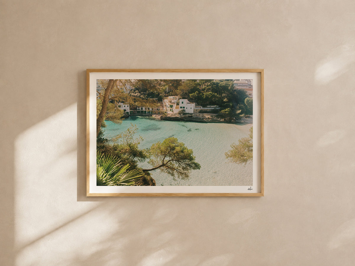 Mallorca Fine Art Print - Cala Santanyí Panorama | Analog Film Photography | Balearic Wall Art