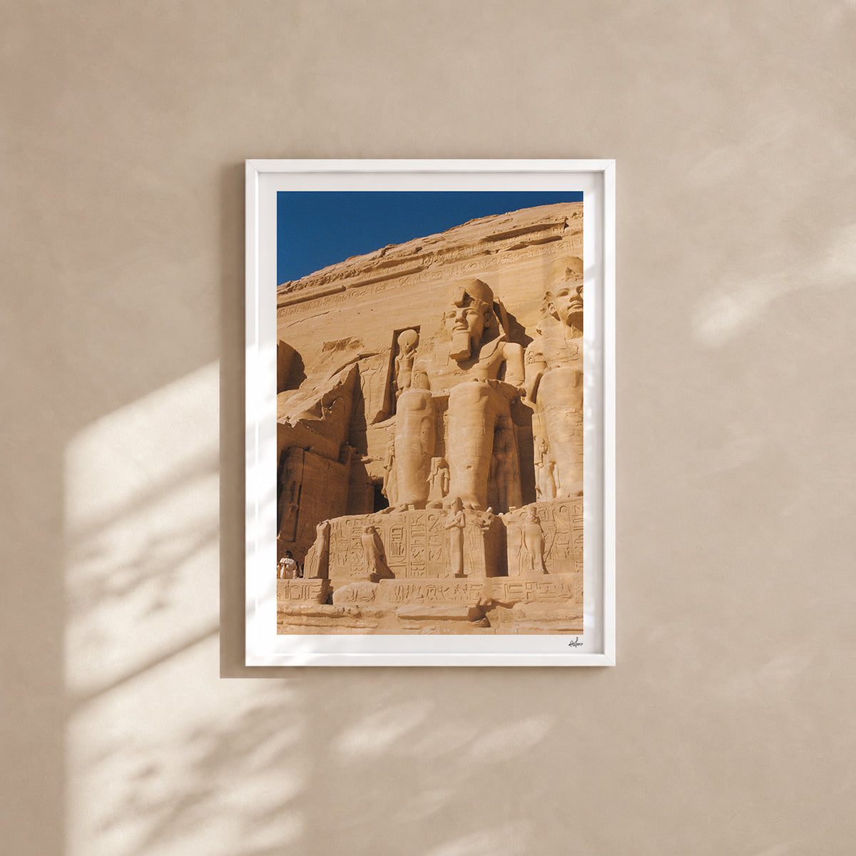 Egypt Travel Fine Art Print — Abu Simbel Temple | Analog Film Photography | Ancient Egypt Wall Art