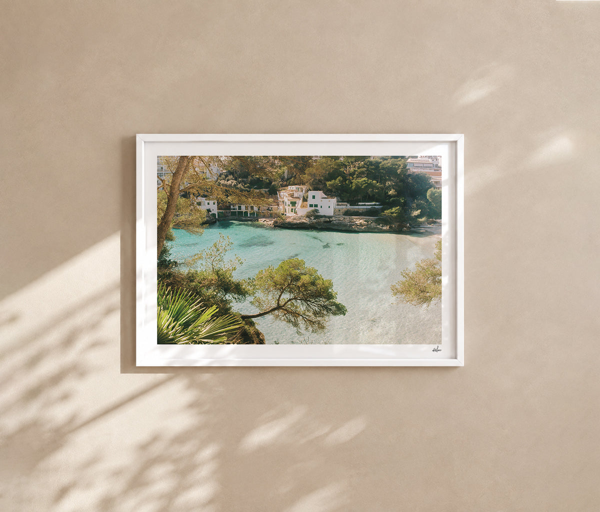 Mallorca Fine Art Print - Cala Santanyí Panorama | Analog Film Photography | Balearic Wall Art