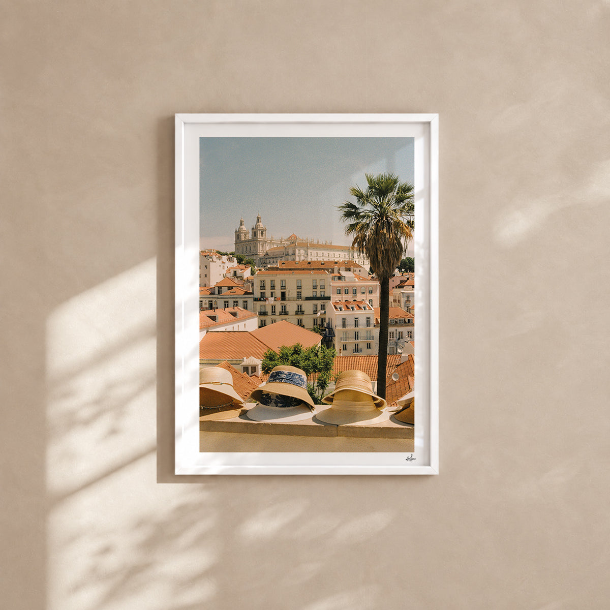 Portugal Fine Art Print - Lisboa Alfama Hats | Analog Film Photography | Lisbon Wall Art