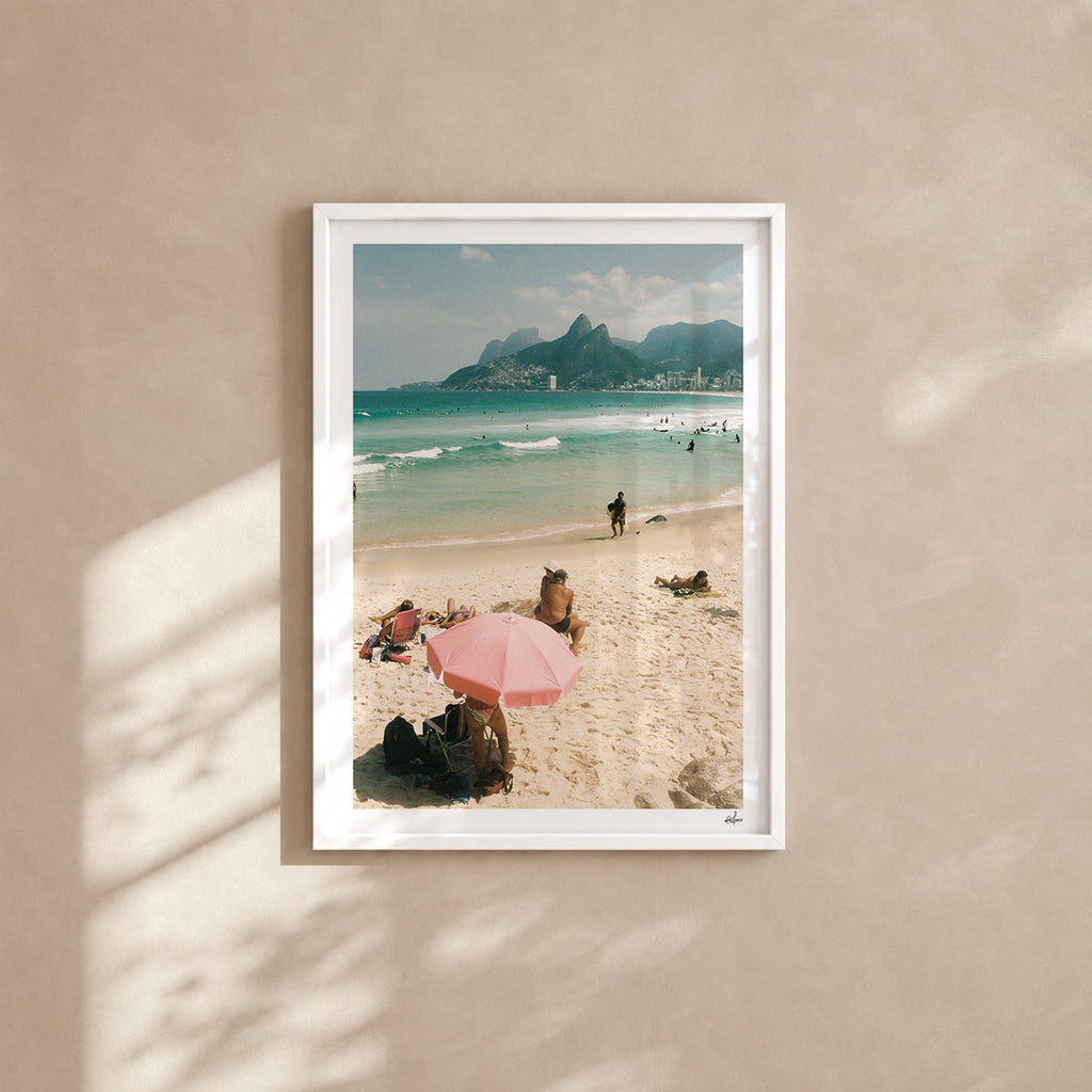 Brazil Fine Art Print - Ipanema Summer | Analog Film Photography | Rio de Janeiro Wall Art