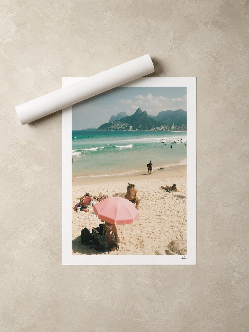 Brazil Fine Art Print - Ipanema Summer | Analog Film Photography | Rio de Janeiro Wall Art