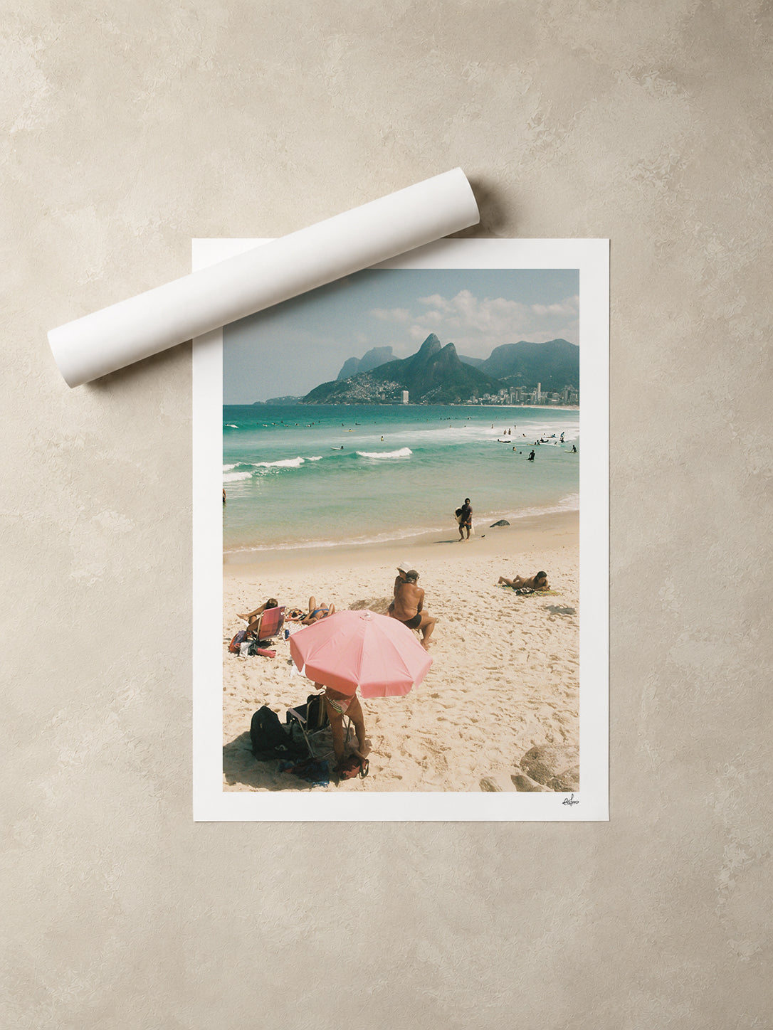 Brazil Fine Art Print - Ipanema Summer | Analog Film Photography | Rio de Janeiro Wall Art