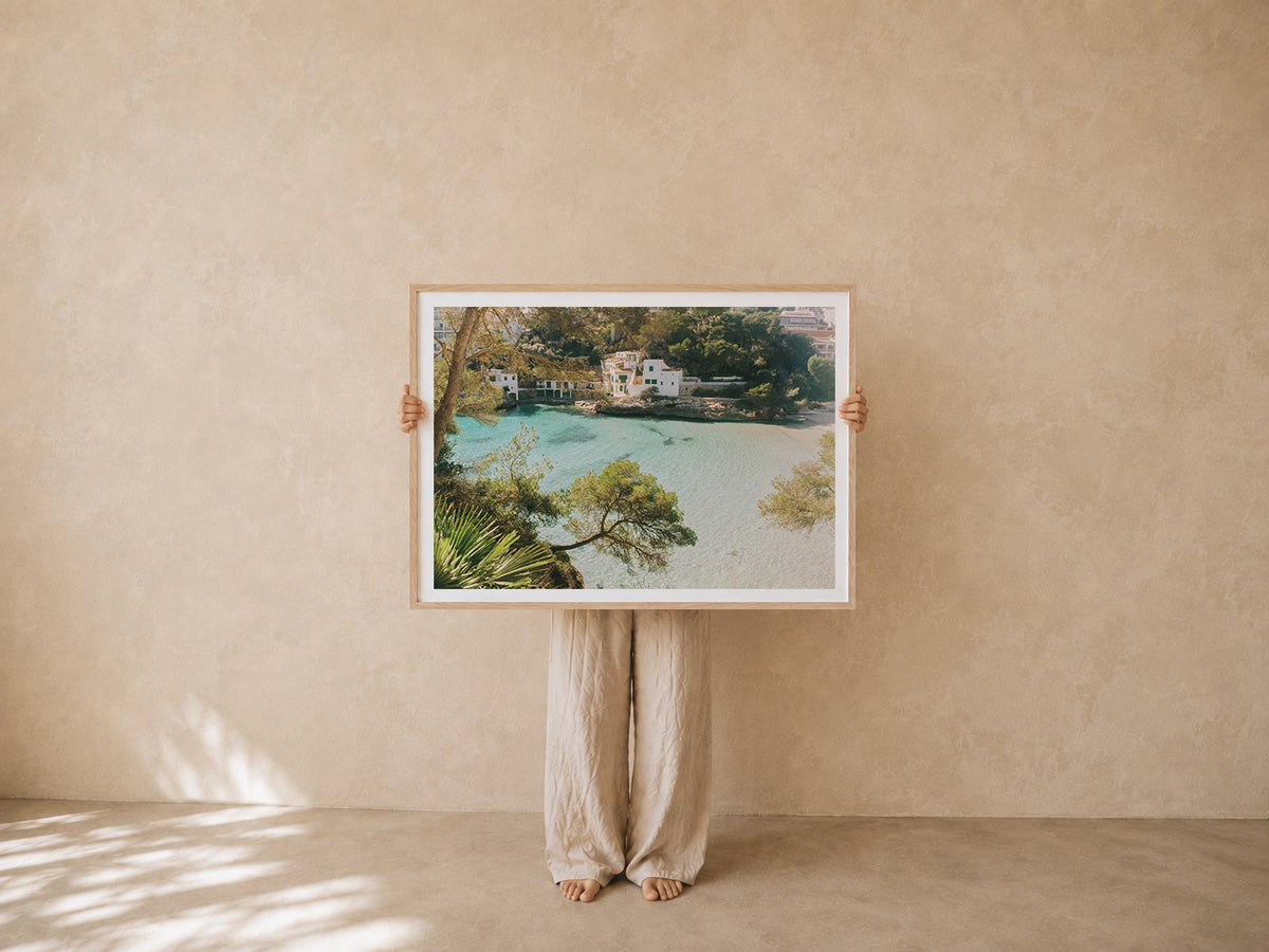 Mallorca Fine Art Print - Cala Santanyí Panorama | Analog Film Photography | Balearic Wall Art