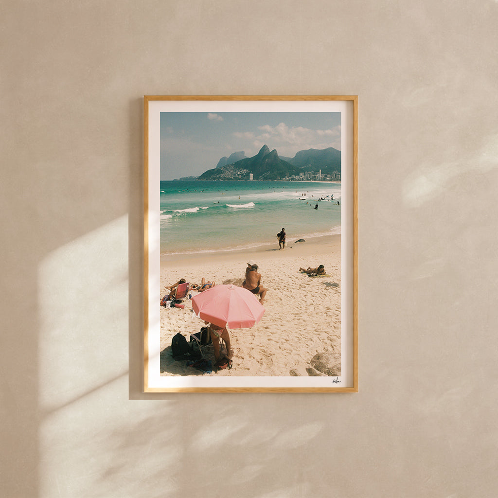 Brazil Fine Art Print - Ipanema Summer | Analog Film Photography | Rio de Janeiro Wall Art