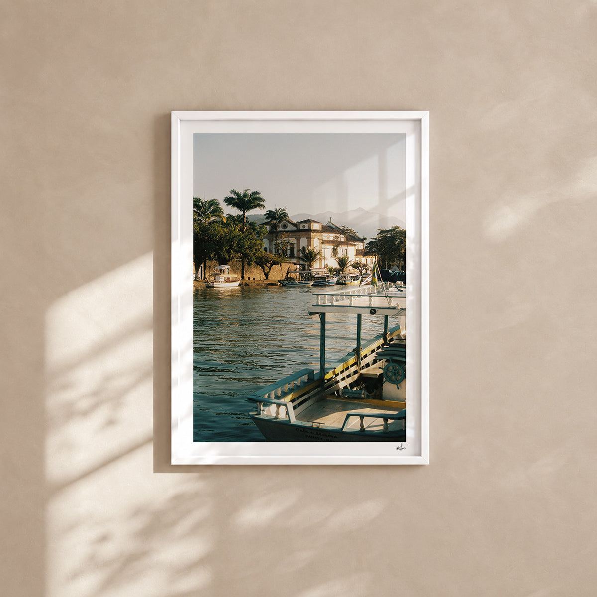 Brazil Fine Art Print - Paraty Harbor | Analog Film Photography | Colonial Coastal Wall Art