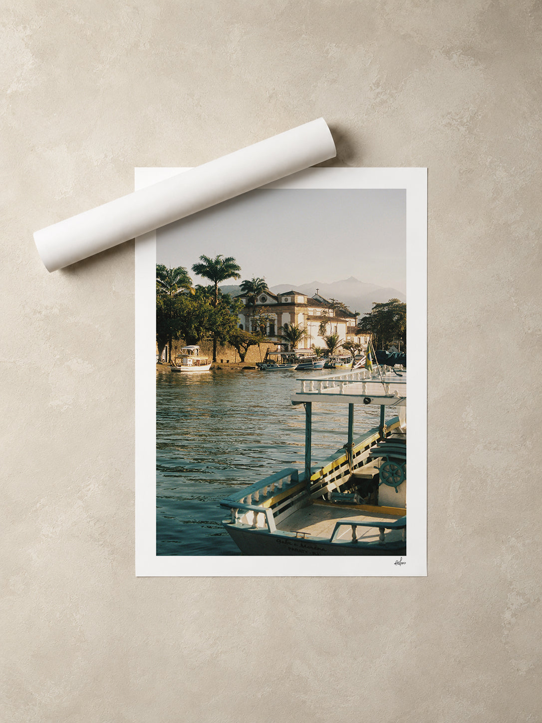 Brazil Fine Art Print - Paraty Harbor | Analog Film Photography | Colonial Coastal Wall Art