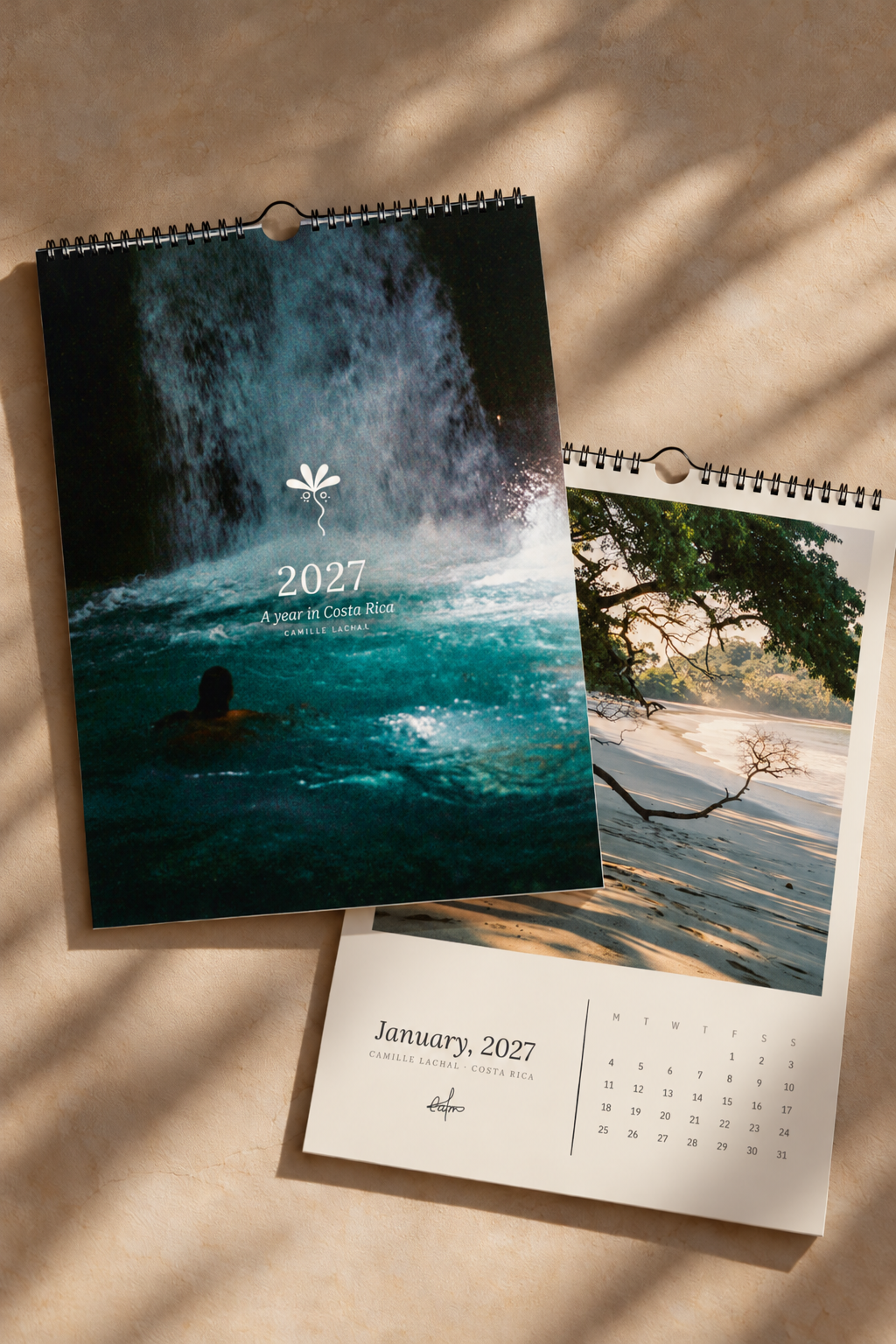 2027 Wall Calendar — A Year in Costa Rica | Analog Film Photography | Guanacaste Calendar