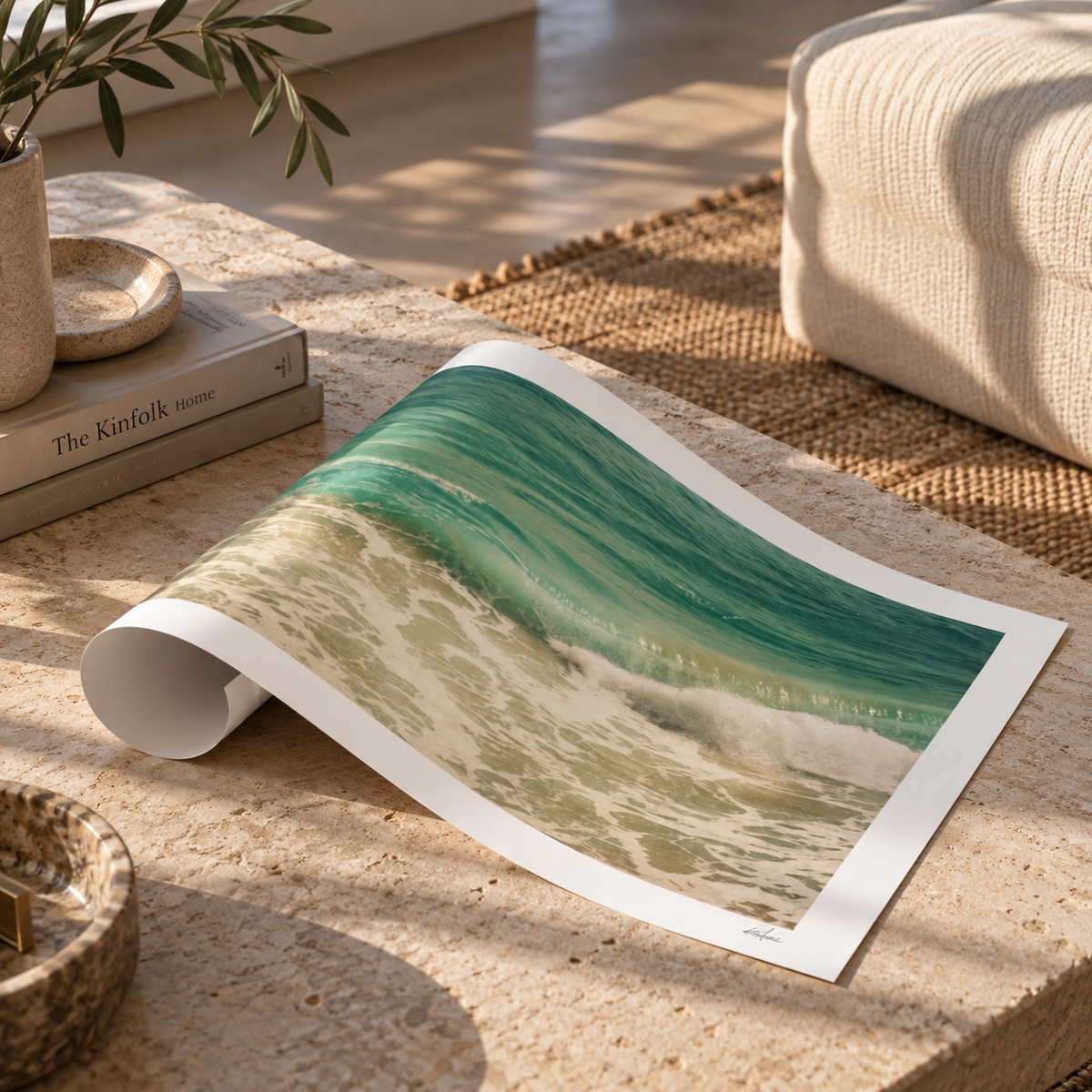Portugal Fine Art Print - Lagos Wave Break | Analog Film Photography | Algarve Wall Art