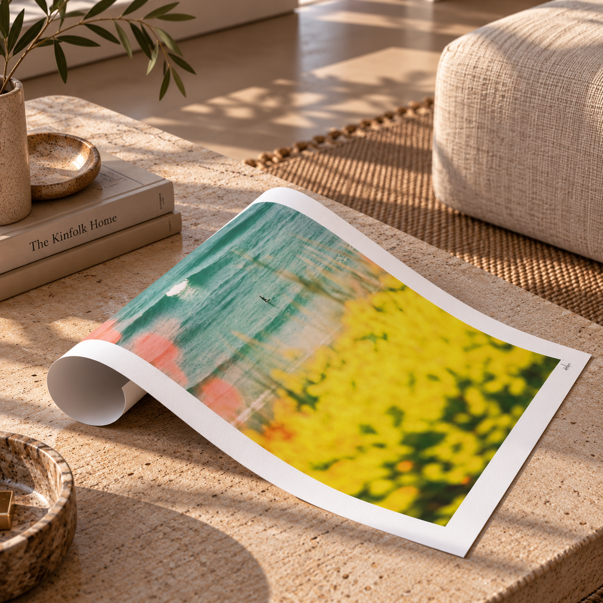 Portugal Fine Art Print - Peniche Wildflowers | Analog Film Photography | Silver Coast Wall Art