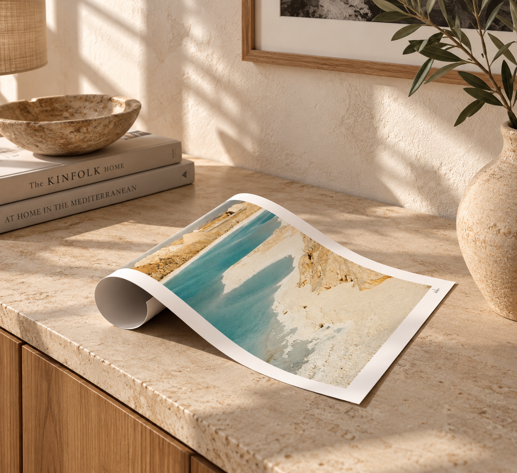 Egypt Travel Fine Art Print — Salt Lake | Analog Film Photography | Egypt Desert Wall Art