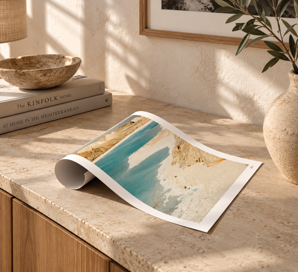 Egypt Travel Fine Art Print — Salt Lake | Analog Film Photography | Egypt Desert Wall Art