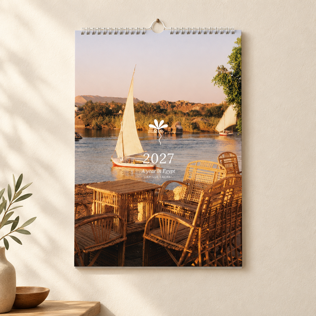 2027 Wall Calendar — A Year in Egypt | Analog Film Photography | Nile & Desert Calendar
