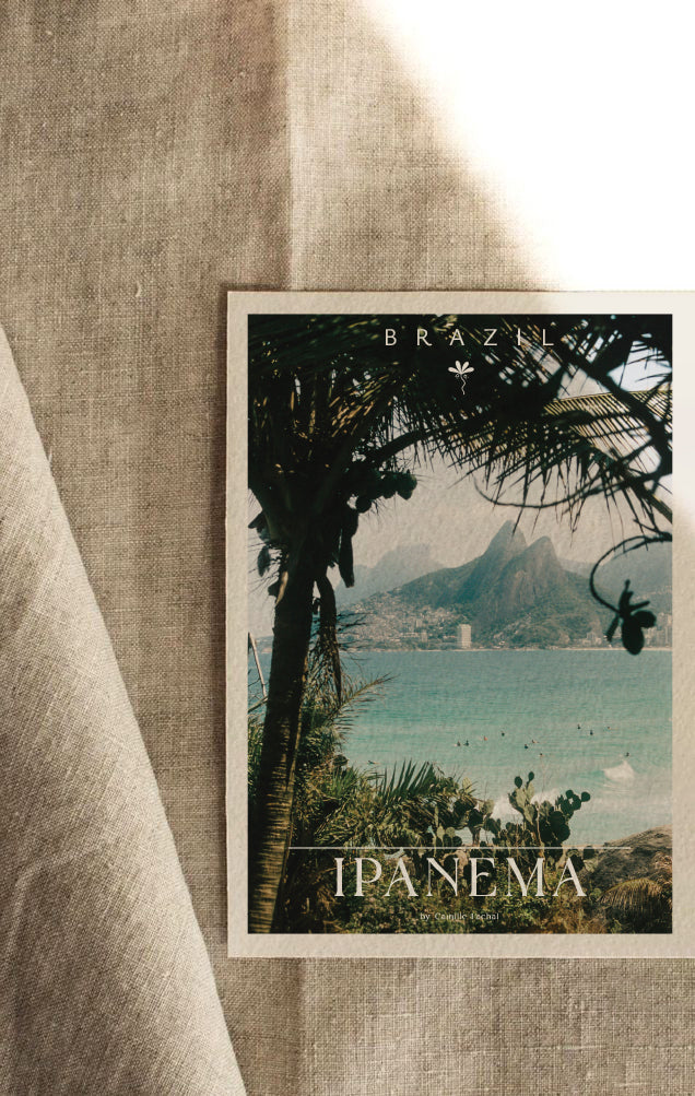 Brazil Fine Art Print - Ipanema Golden Hour | Analog Film Photography Poster | Rio de Janeiro Wall Art